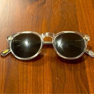 Raen “Remmy” Unisex Sunglasses, Fog Crystal/Bottle Green - 49 mm